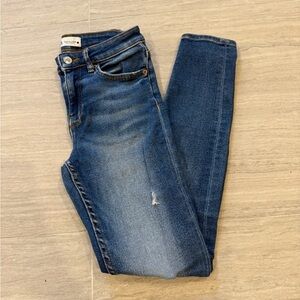 Women's Blue Zara Skinny Denim Jeans size 4